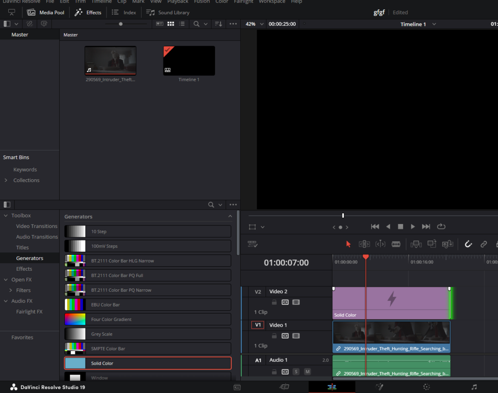 Add Cinematic Black Bars In Davinci Resolve (Cinemascope)