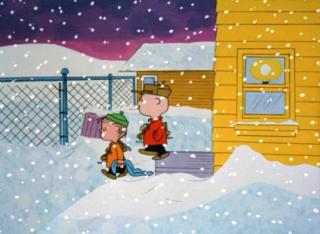 a charlie brown christmas cinematography by bill melendez day establishing shot hard light sunlight shot 044