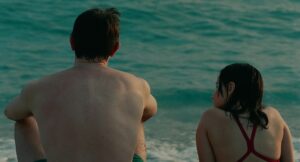 aftersun cinematography by gregory oke exterior day wide shot two shot soft light sunlight shot 044