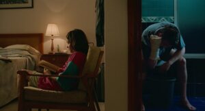 aftersun cinematography by gregory oke interior night medium close up two shot soft light artificial light shot 012