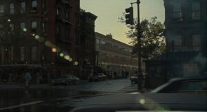 american gangster cinematography by harris savides exterior establishing shot backlight car shot 062