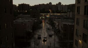 american gangster cinematography by harris savides exterior night establishing shot silhouette artificial light shot 052