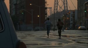 american gangster cinematography by harris savides exterior wide shot two shot car shot 008