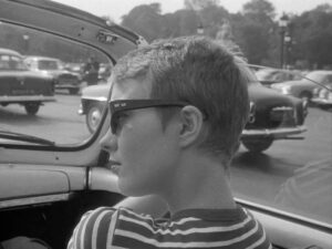 breathless cinematography by raoul coutard day extreme close up hard light daylight car shot 007