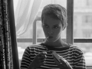 breathless cinematography by raoul coutard day extreme close up hard light daylight shot 004