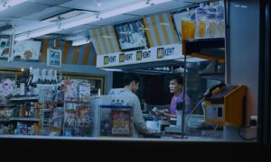 chungking express cinematography by christopher doyle day medium wide shot over the shoulder fluorescent shot 026