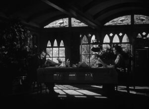 citizen kane cinematography by gregg toland interior night establishing shot silhouette artificial light shot 037