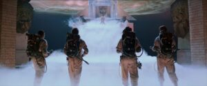 ghostbusters cinematography by laszlo kovacs day medium wide shot three shot hard light daylight shot 010