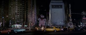 ghostbusters cinematography by laszlo kovacs exterior night wide shot establishing shot artificial light shot 067