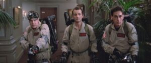 ghostbusters cinematography by laszlo kovacs interior day medium close up three shot fluorescent shot 045