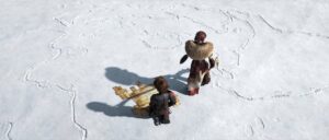 how to train your dragon 2 cinematography by gil zimmerman exterior day medium wide shot two shot backlight daylight shot 057