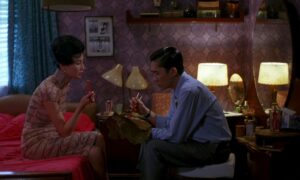 in the mood for love cinematography by christopher doyle medium close up two shot artificial light shot 033
