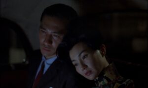 in the mood for love cinematography by christopher doyle night extreme close up two shot artificial light shot 063