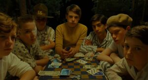 moonrise kingdom cinematography by robert d yeoman medium close up three shot artificial light shot 022