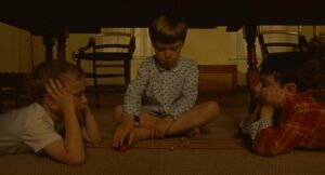 moonrise kingdom cinematography by robert d yeoman night medium close up two shot artificial light shot 047