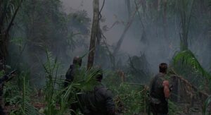 predator cinematography by donald mcalpine day medium wide shot backlight shot 044