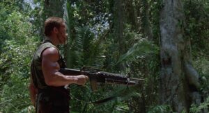 predator cinematography by donald mcalpine medium close up shot 056