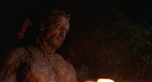 predator cinematography by donald mcalpine night close up artificial light shot 041