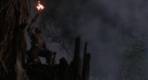 predator cinematography by donald mcalpine night establishing shot artificial light shot 014