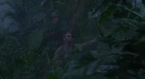 predator cinematography by donald mcalpine night establishing shot artificial light shot 043