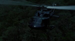 predator cinematography by donald mcalpine night establishing shot artificial light shot 051