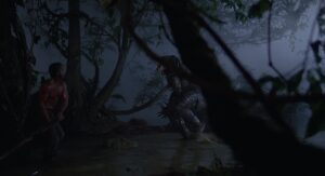 predator cinematography by donald mcalpine night establishing shot artificial light shot 054