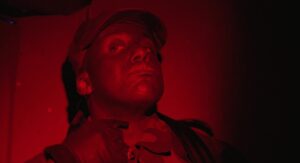 predator cinematography by donald mcalpine night extreme close up artificial light shot 026