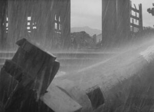 rashomon cinematography by kazuo miyagawa day establishing shot side lighting daylight shot 032