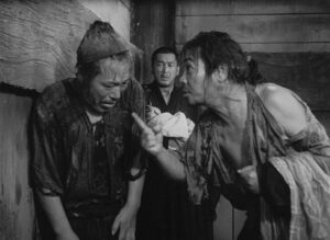 rashomon cinematography by kazuo miyagawa day extreme close up two shot shot 064