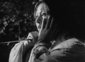 rashomon cinematography by kazuo miyagawa extreme close up hard light shot 052