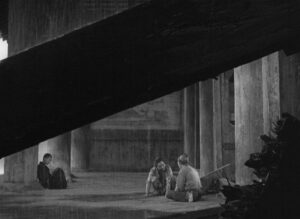 rashomon cinematography by kazuo miyagawa wide shot two shot shot 006