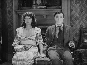 sherlock jr cinematography by elgin lessley day close up two shot hard light sunlight shot 037