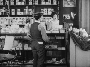 sherlock jr cinematography by elgin lessley day medium close up over the shoulder hard light sunlight shot 034