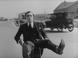 sherlock jr cinematography by elgin lessley exterior day extreme close up backlight sunlight shot 008