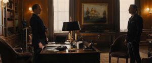 skyfall cinematography by roger deakins interior medium shot two shot backlight shot 010