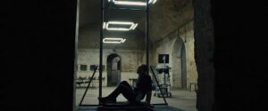 skyfall cinematography by roger deakins interior night medium wide shot silhouette artificial light shot 023