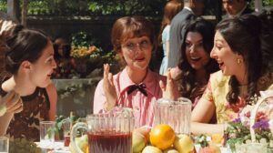 the godfather cinematography by gordon willis day medium close up three shot hard light daylight shot 060