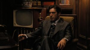 the godfather cinematography by gordon willis night extreme close up artificial light shot 016