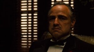 the godfather cinematography by gordon willis night extreme close up silhouette artificial light shot 072