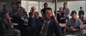 the wolf of wall street cinematography by rodrigo prieto day close up three shot shot 037