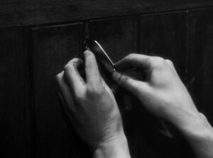 a man escaped cinematography by l once henri burel establishing shot artificial light shot 030