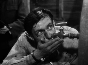 a man escaped cinematography by l once henri burel extreme close up hard light shot 068