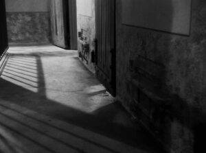 a man escaped cinematography by l once henri burel interior day establishing shot side lighting fluorescent shot 026