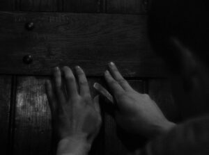 a man escaped cinematography by l once henri burel night extreme close up moonlight shot 055