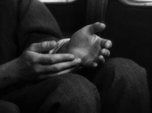 a man escaped cinematography by l once henri burel night extreme close up moonlight shot 072