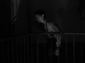 a man escaped cinematography by l once henri burel night medium close up moonlight shot 036