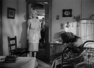 ace in the hole cinematography by charles lang interior day medium shot over the shoulder hard light daylight shot 053