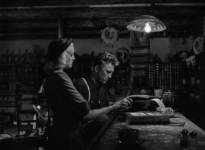 ace in the hole cinematography by charles lang interior night medium shot moonlight shot 006