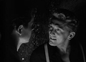 ace in the hole cinematography by charles lang night extreme close up two shot moonlight shot 011