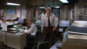 airplane cinematography by joseph f biroc interior day medium shot three shot hard light fluorescent shot 070